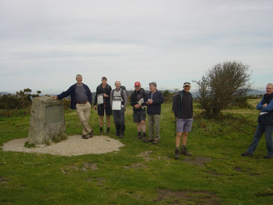 Capp & co on top of Golden Cap